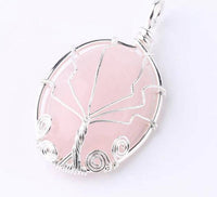 Thumbnail for arbre de vie pierre quartz rose