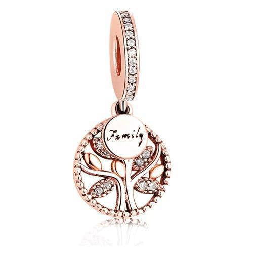 Pendentif Arbre de Vie Or Rose