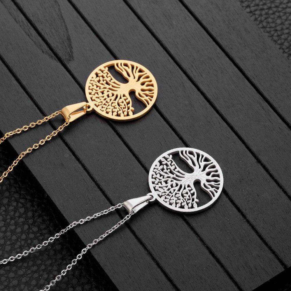 Collier Arbre de Vie <br> Acier