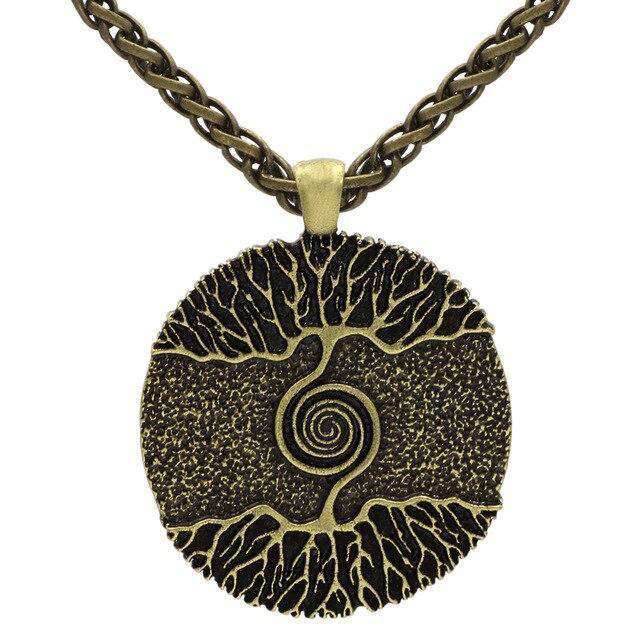 pendentif arbre de vie bijoux homme