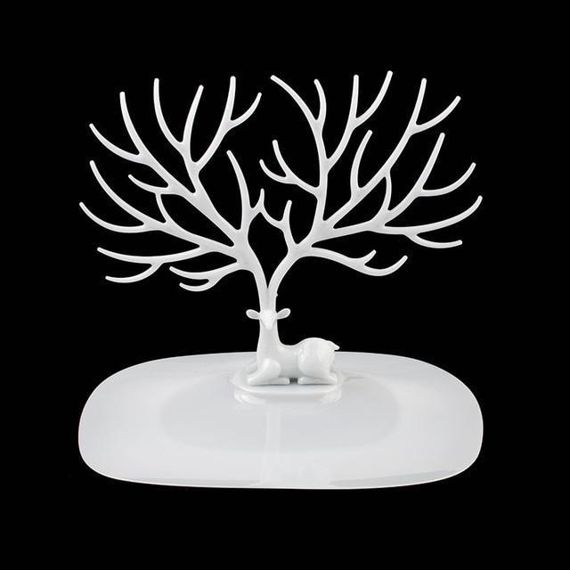 Porte bijoux arbre de vie blanc