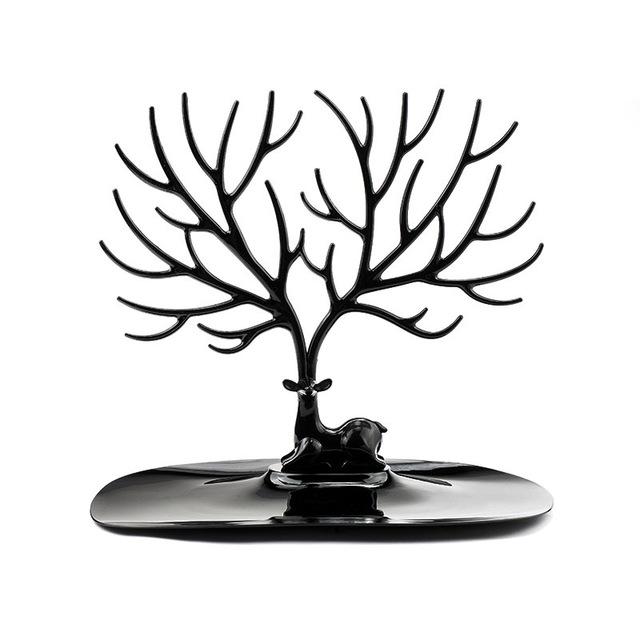 arbre de vie porte bijoux noir