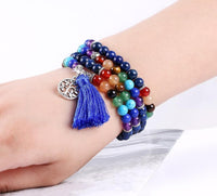 Thumbnail for bracelet mala avec perles naturelles