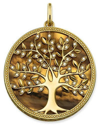Thumbnail for médaille arbre de vie plaqué or
