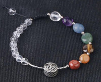 Thumbnail for bracelet en cristal de roche 7 chakras