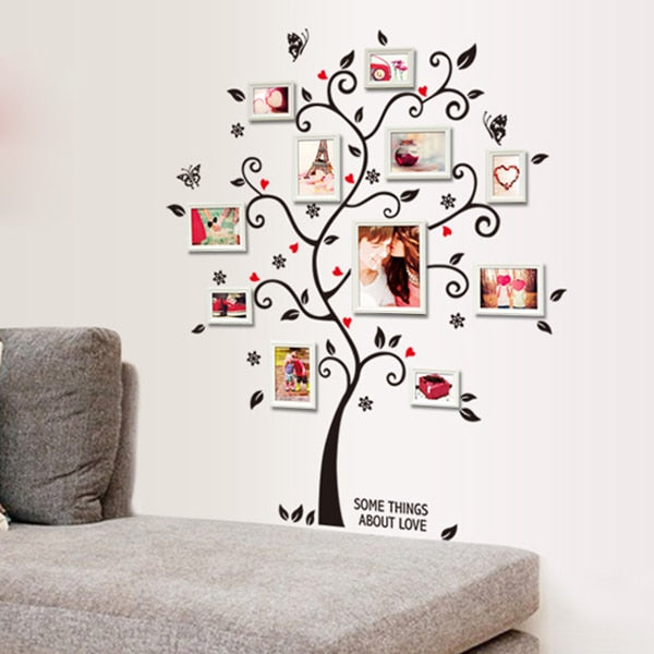 Sticker Arbre Photo de famille