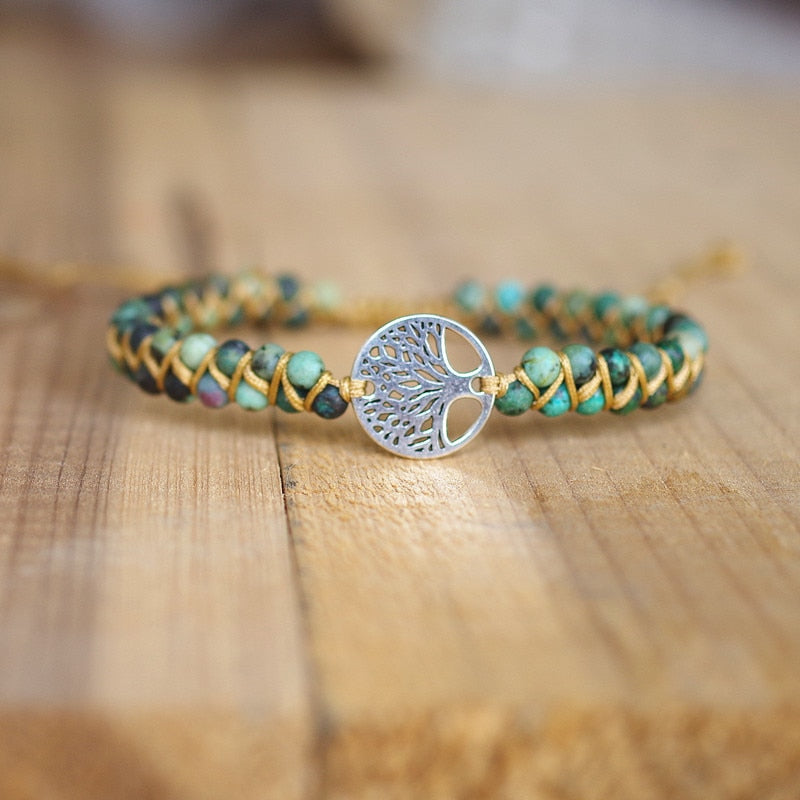 Bracelet Arbre de Vie Jaspe