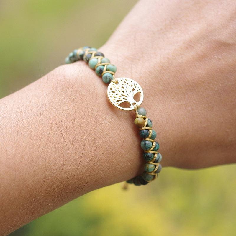 Bracelet Arbre de Vie Jaspe