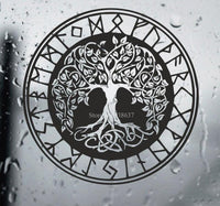 Thumbnail for Stickers Muraux Arbre de Vie Celtique noir