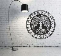 Thumbnail for Stickers Muraux Arbre de Vie Celtique mur gris