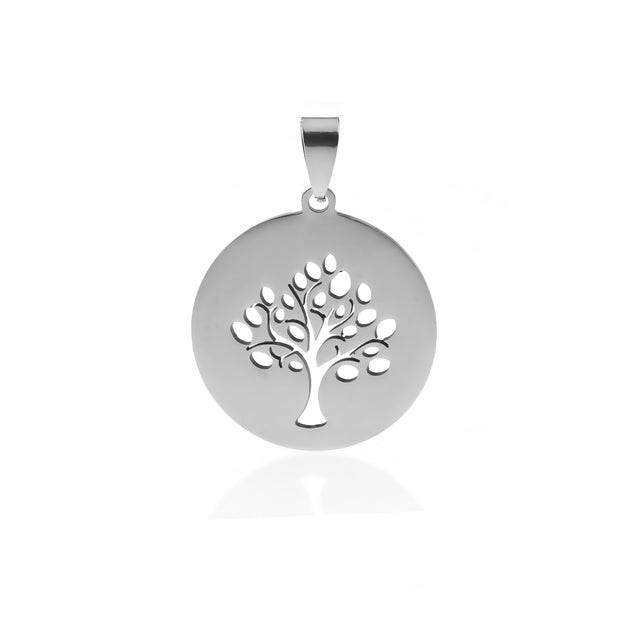 Médaille Arbre de Vie <br> Acier Inoxydable