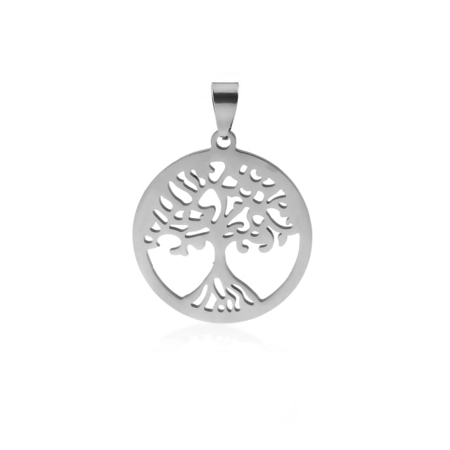 Médaille Arbre de Vie <br> Acier Inoxydable