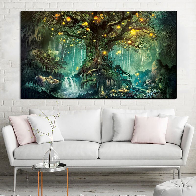 Tableau Arbre de Vie <br> Arbre Mystérieux