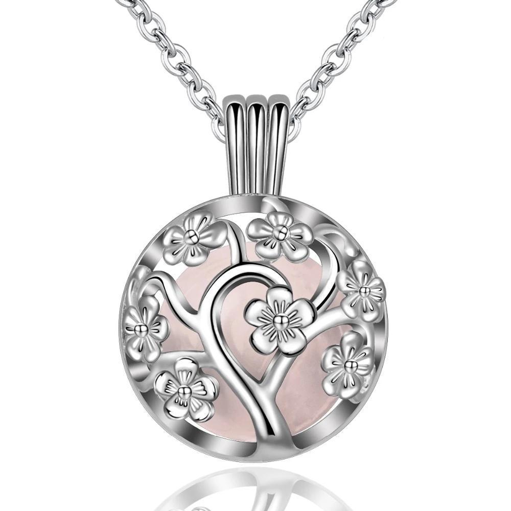 Bola Arbre de Vie Rose Argent 925