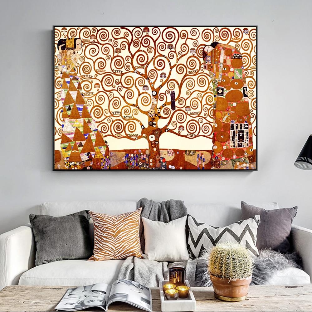 Tableau Arbre de Vie Gustave Klimt